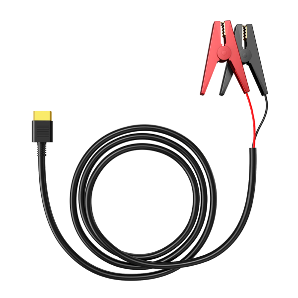 BLUETTI BL-CLAMPCABLE-XT60 Bluetti - Cable de carga desde batería - Pinzas cocodrilo a puerto XT60 - Tensión 12V - 50cm de longi