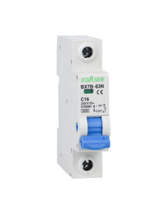 OEM BX7B-63N-16A-1P Interruptor magnetotérmico - Corriente nominal 16A - 1 polo (instalaciones monofásicas) - Curva tipo C - Par