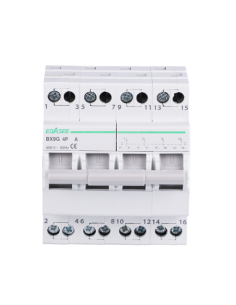 OEM BX9G-63-4P-63A Seccionador / Conmutador manual - Corriente nominal 63A - 4 polos (instalaciones trifásicas) - Para cambiar/a 2