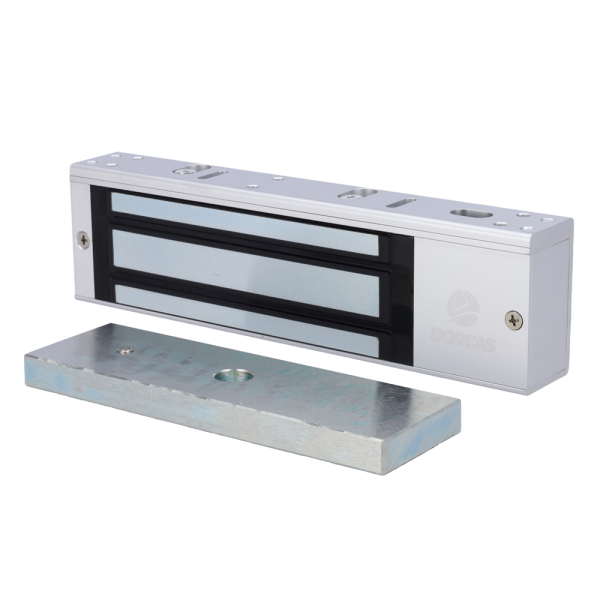 DORCAS DR-M1200RLS Ventosa electromagnética Dorcas - Para puerta sencilla - Fuerza de retención 500 kg - Modo de apertura Fail S