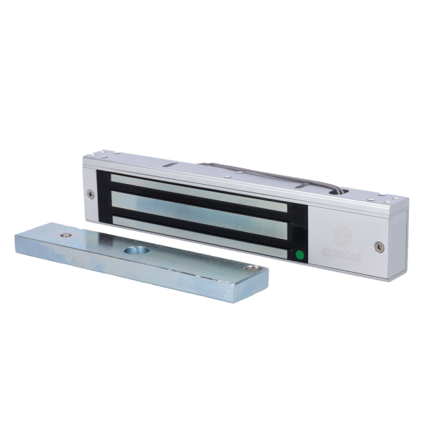 DORCAS DR-M600RL2S Ventosa electromagnética Dorcas - Para puerta sencilla - Fuerza de retención 280 kg - Modo de apertura Fail S
