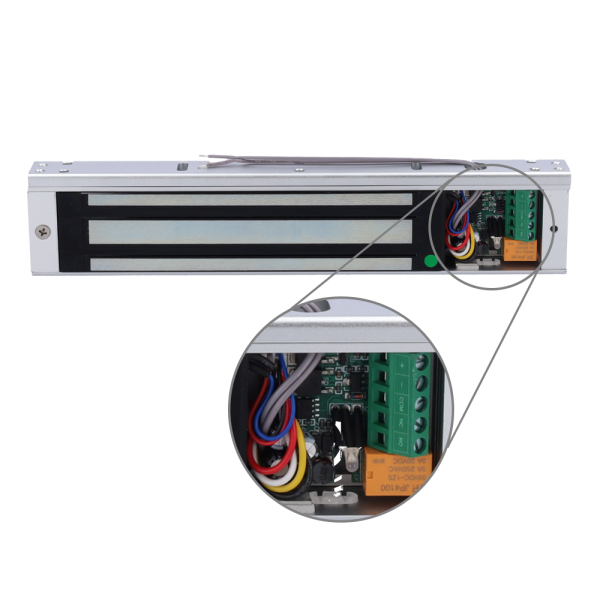 DORCAS DR-M600RL2S Ventosa electromagnética Dorcas - Para puerta sencilla - Fuerza de retención 280 kg - Modo de apertura Fail S