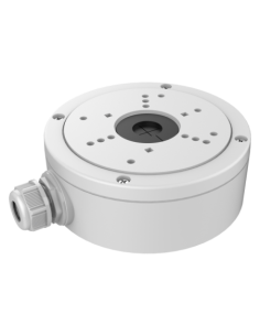 HIKVISION DS-1280ZJ-S-Y Caja de conexiones - Para cámaras domo - Apto para uso exterior - Instalación en techo o pared - Pasador