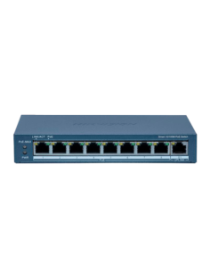 HIKVISION DS-3E1309P-EI Hikvision Switch PoE Gestionable - 8 Puertos PoE 802.3af/at + 1 Uplink - Velocidad 10/100 Mbps en cada p