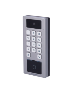 HIKVISION DS-K1T502DBWX-CE1 Control de acceso con cámara PoE IP65 IK09 - Tarjeta MF DESFire, QR y PIN - 10.000 usuarios | 300.00