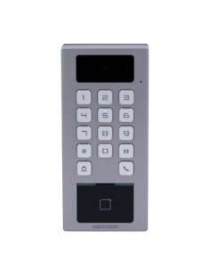HIKVISION DS-K1T502DBWX-CE1 Control de acceso con cámara PoE IP65 IK09 - Tarjeta MF DESFire, QR y PIN - 10.000 usuarios | 300.00 2