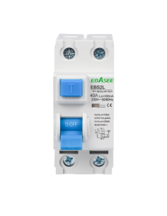 OEM EBS2L-40A-1P+N-300mA-AC Interruptor diferencial - Corriente nominal 40A - 2 polos (instalaciones monofásicas) - Sensibilidad