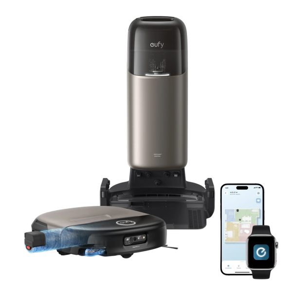 EUFY EUFY-HYDROJET-S2-ROBOT Eufy Robot Aspirador Hydrojet S2 Onmi - Succión AeroTurbo 2.0 de 30 000 Pa - Fregado con rodillo Hyd