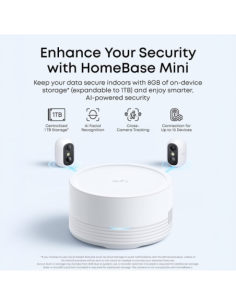 EUFY EUFY-SOLOCAM-C35-KIT-B EufyCam C35 2+1 (HomeBase Mini) - Visión nocturna a color PureColor - IA detecta personas, vehículos 2