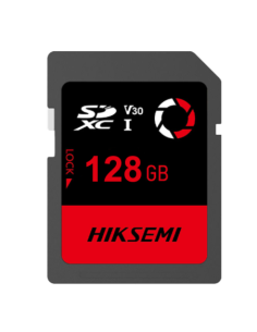 HIKVISION HS-SD-E30STD/128G/CAPTURE/W Tarjeta SD Hikvision - Capacidad 128 GB - Clase 10 | Velocidad R/W: 180/150 MB/s - Ciclos 
