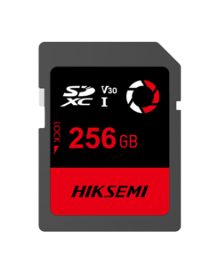 HIKVISION HS-SD-E30STD/256G/CAPTURE/W Tarjeta SD Hikvision - Capacidad 256 GB - Clase 10 | Velocidad R/W: 180/150 MB/s - Ciclos 