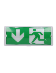 JADE BIRD JBE-BY-B2236E Luz LED de salida de emergencia - Resistente al fuego - Batería con autonomía con 3h de funcionamiento - 2