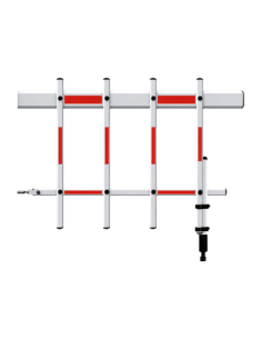 OEM PB-BOOM707-FENCE-4M Brazo de barrera para parking - Compatible con PB-PARKBARRIER-ULTRA707 - Brazo de valla de 4 m - Fabrica