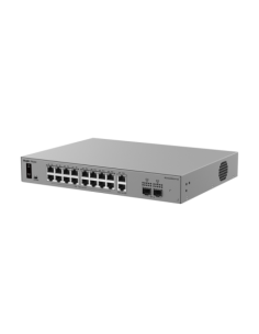 REYEE RG-ES220GS-P-V2 Ruijie Reyee Cloud Managed L2 Switch - 18 puertos Gigabit RJ45 y 2 ranuras SFP - 16 puertos PoE/PoE+ con p