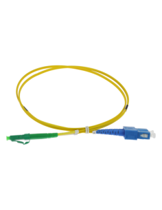 SAFIRE SF-LC-APC-SC-UPC-SM-DX-1M Cable de conexión de fibra óptica dúplex - Fibra monomodo G657A2 de alto rendimiento - Conector