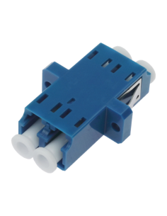 OEM SF-LC-DX-FLA Adaptador de fibra óptica tipo LC - Configuración dúplex (para 2 fibras) - Diseño con pestaña larga (long flang