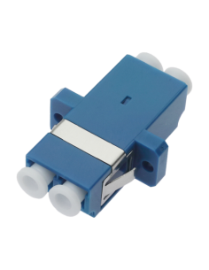 OEM SF-LC-DX-FLA Adaptador de fibra óptica tipo LC - Configuración dúplex (para 2 fibras) - Diseño con pestaña larga (long flang 2