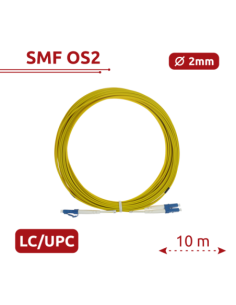 SAFIRE SF-LC-UPC-LC-UPC-SM-DX-10M Cable de conexión de fibra óptica - Fibra monomodo G657A2 de alto rendimiento - Conectores LC  2