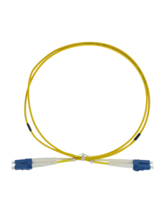 SAFIRE SF-LC-UPC-LC-UPC-SM-DX-1M Cable de conexión de fibra óptica - Fibra monomodo G657A2 de alto rendimiento - Conectores LC U