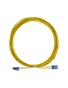 SAFIRE SF-LC-UPC-LC-UPC-SM-DX-5M Cable de conexión de fibra óptica - Fibra monomodo G657A2 de alto rendimiento - Conectores LC U