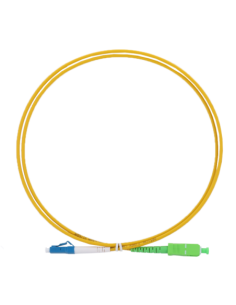 SAFIRE SF-LC-UPC-SC-APC-SM-SX-1M-A1 Cable de conexión de fibra óptica simplex - Fibra monomodo OS2 G657A1 de alto nivel - Conect