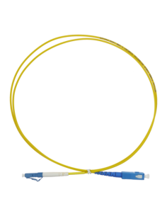 SAFIRE SF-LC-UPC-SC-UPC-SM-SX-1M Cable de conexión de fibra óptica simplex - Fibra monomodo OS2 G657A2 de alto nivel - Conectore
