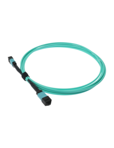 SAFIRE SF-MPO-UPC-3M Cable troncal MPO de 12 fibras de alta densidad - Fibra multimodo OM4 Elite de baja pérdida - Conectores MP 2