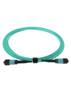 SAFIRE SF-MPO-UPC-5M Cable troncal MPO de 12 fibras de alta densidad - Fibra multimodo OM4 Elite de baja pérdida - Conectores MP