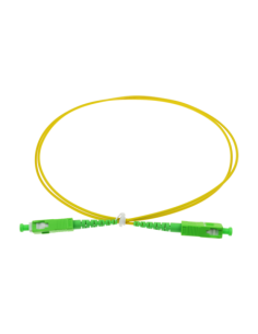 SAFIRE SF-SC-APC-SC-APC-SM-SX-1M Cable de conexión de fibra óptica - Fibra monomodo G657A2 de alto rendimiento - Conectores SC A