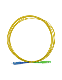 SAFIRE SF-SC-APC-SC-UPC-SM-SX-3M Cable de conexión de fibra óptica simplex - Fibra monomodo G657A2 de alto rendimiento - Conecto