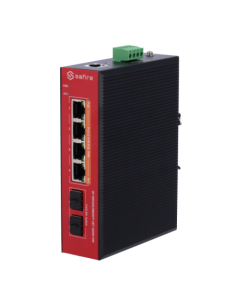 OEM SF-SWI4GE2MGSFP-4BT-360W-DIN Switch L2+ gestionable con 4x RJ45 y 2x SFP - 4 puertos PoE Gigabit con soporte IEEE 802.3bt - 