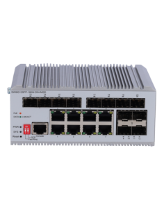 OEM SF-SWI8G12SFP-180W-DIN-MGD Switch L2+ gestionable con 8x RJ45 y 12x SFP - 8 puertos PoE Gigabit con salida de hasta 30W - 12 2