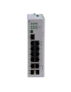 OEM SF-SWI8GE2GE2SFP-240W-DIN-MGD Switch L2+ gestionable con 10x RJ45 y 2x SFP - 8 puertos PoE Gigabit con salida de hasta 30W - 2