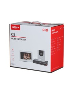 DAHUA DAHUA-5224 DHI-KTP04(F)/DHI-VTO2201F-P-S2/DHI-VTH5421HW Kit de videoportero IP Dahua con estación exterior, monitor interi