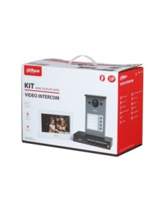 DAHUA DAHUA-5234 DHI-KTP10/DHI-VTO3311Q-WP/DHI-VTH2621GW-WP Kit de videoportero IP Dahua con estación exterior WiFi, monitor WiF