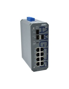 AMG AMG570-8G-3S AMG. Switch industrial L2+ gestionable 8x RJ45 Gigabit y 3x SFP hasta 2.5 Gb carril DIN o pared menos 40 a 75 C