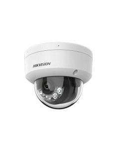 HIKVISION VALUE DS-2CD1141G2-LIU2.8 HIKVALUE. Cámara minidomo IP 4Mpx óptica fija 2.8mm IR + luz blanca 20m DWDR micrófono inter