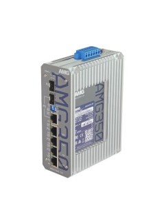 AMG AMG350-4GBT-1C-1S-P2 AMG. Switch PoE 6 puertos no gestionable: 4xRJ45 1Gb PoE 60/90W (240W) 1xcombo RJ45/SFP y 1xSFP. DIN/pa