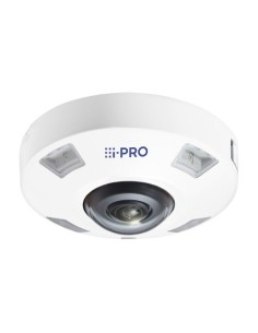I-PRO WV-S4576LA IPRO. Cámara fisheye IP 12Mpx 360º óptica fija 1.4mm IR 14m WDR 84 dB IA SD E alarma micrófono IP66 NEMA4X 12Vd