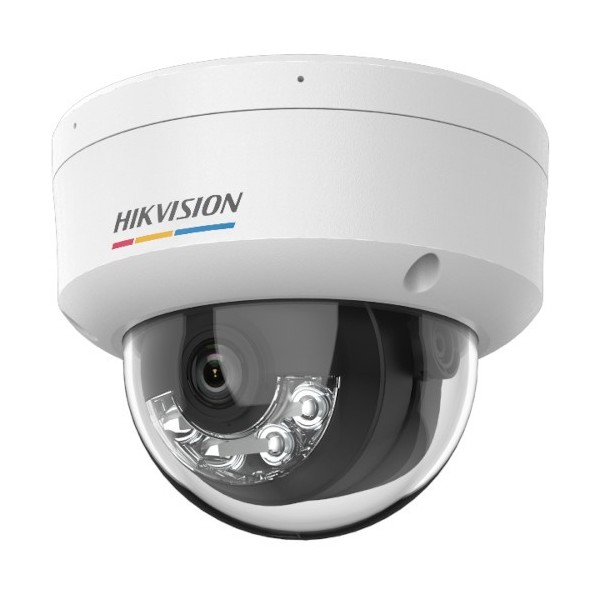 HIKVISION VALUE DS-2CD1147G3-LIU 288 HIKVALUE. Cámara minidomo IP 4Mpx óptica fija 2.8mm IR + luz blanca 30m ColorVu 3.0 micrófo