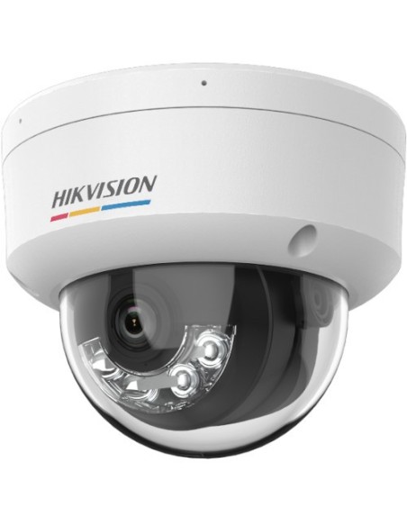 HIKVISION VALUE DS-2CD1147G3-LIU 288 HIKVALUE. Cámara minidomo IP 4Mpx óptica fija 2.8mm IR + luz blanca 30m ColorVu 3.0 micrófo