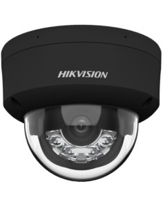 HIKVISION PRO DS-2CD2143G2-LIS2U 2 HIKPRO. Cámara minidomo IP 4Mpx óptica fija 2.8mm IR + luz blanca 30m WDR IA Acusense SD E/S 