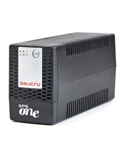 SALICRU SPS900-ONE-BLACK SALICRU. SAI 900VA 480W Batería incl. Protec. eléctricas. 2x Salida Schuko. Consultar tiempo Backup. US