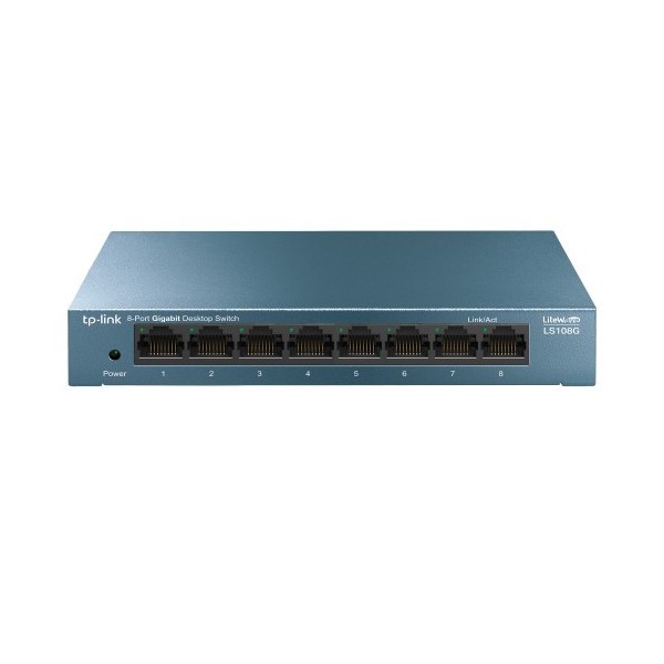 TP-LINK 1326992 LS108G TP-Link LS108G No administrado Gigabit Ethernet (10/100/1000) Azul