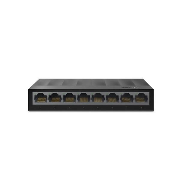 TP-LINK 1326990 LS1008G TP-Link LS1008G No administrado Gigabit Ethernet (10/100/1000) Negro