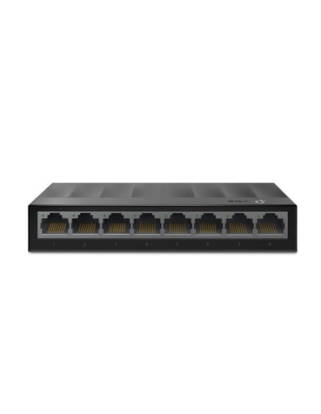 TP-LINK 1326990 LS1008G TP-Link LS1008G No administrado Gigabit Ethernet (10/100/1000) Negro
