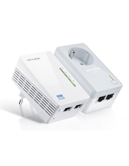 TP-LINK 1325051 TL-WPA4226 KIT TP-LINK KIT POWERLINE WI-FI AV600, QUALCOMM, 300MBPS EN 2.4GHZ, 600MBPS POWERLINE, HOMEPLUG AV, 2