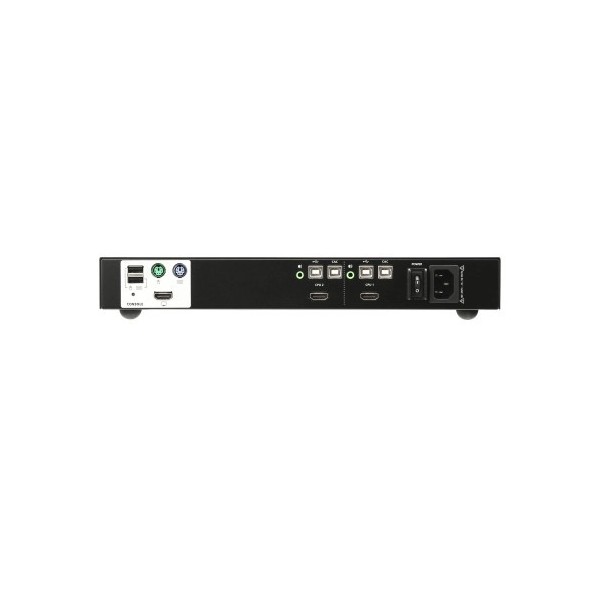 ATEN 1322729 CS1182H-AT-G Aten CS1182H interruptor KVM Montaje en rack Negro