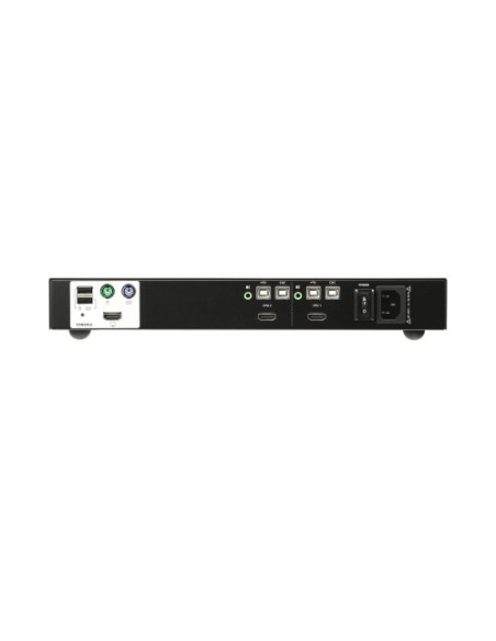 ATEN 1322729 CS1182H-AT-G Aten CS1182H interruptor KVM Montaje en rack Negro