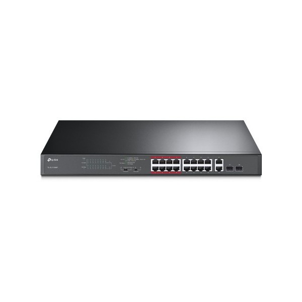 TP-LINK 1322109 TL-SL1218MP TP-LINK TL-SL1218MP No administrado Gigabit Ethernet (10/100/1000) Energía sobre Ethernet (PoE) Negr